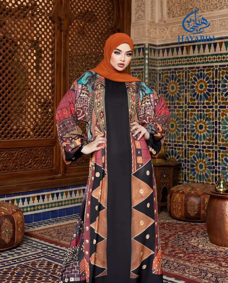 Digital Print BASELLO Abaya Exclusive