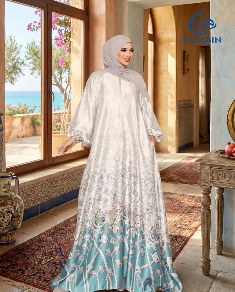 Digital Print GOLDEZ Abaya Exclusive